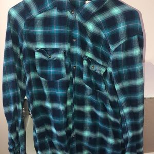 Plaid button up shirt